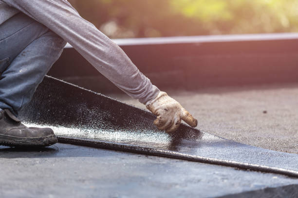 Professional Exterior Waterproofing technician working in Pratt, KS